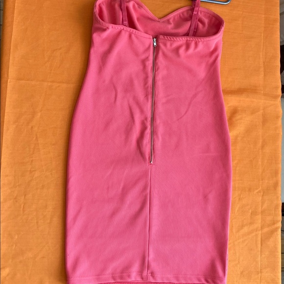 Coral stretch midi dress size M - Picture 5 of 5